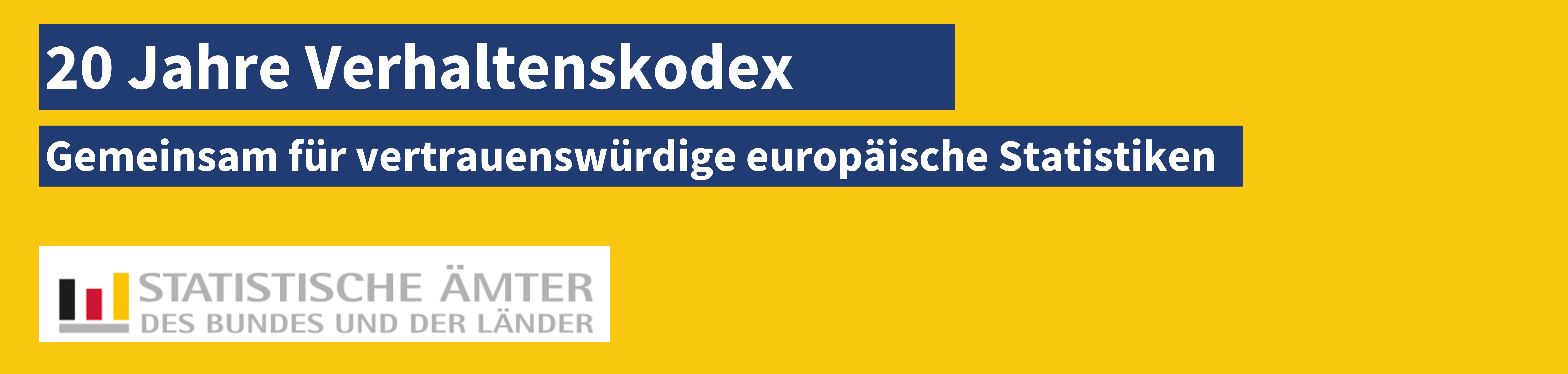 Banner 20 Jahre Code of Practice