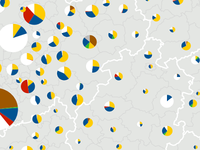 Das Bild zeigt einen Kartenausschnitt der Karte Energieverbrauch