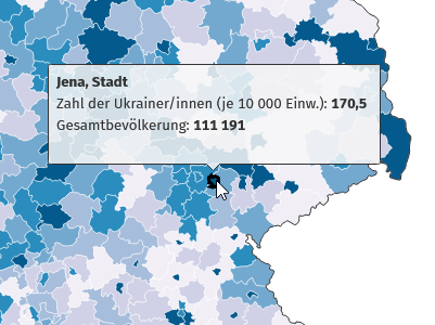 Ausschnitt der Karte