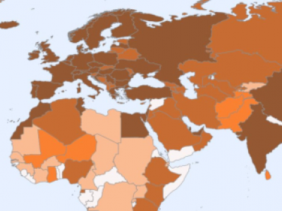 Das Bild zeigt einen Kartenausschnitt aus dem Atlas Luftverkehr